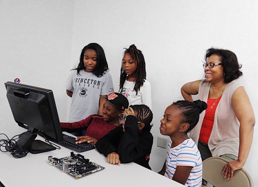 Robin Walker encourages students to share her love of computing.