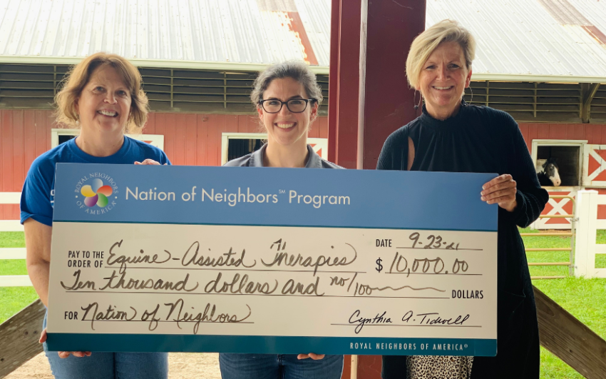 Nation of Neighbors recipient Equine Assisted Therapies