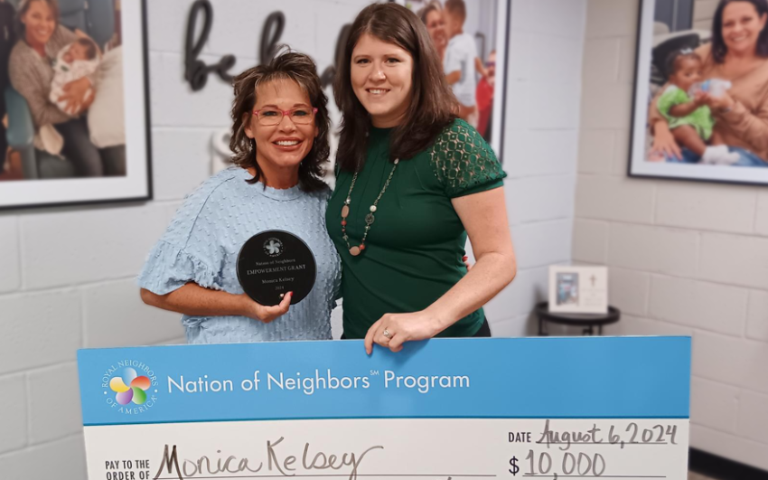 Nation of Neighbors recipient Monica Kelsey